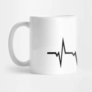 Parcour Heartbeat Funny Outdoor Running Sport Design Mug